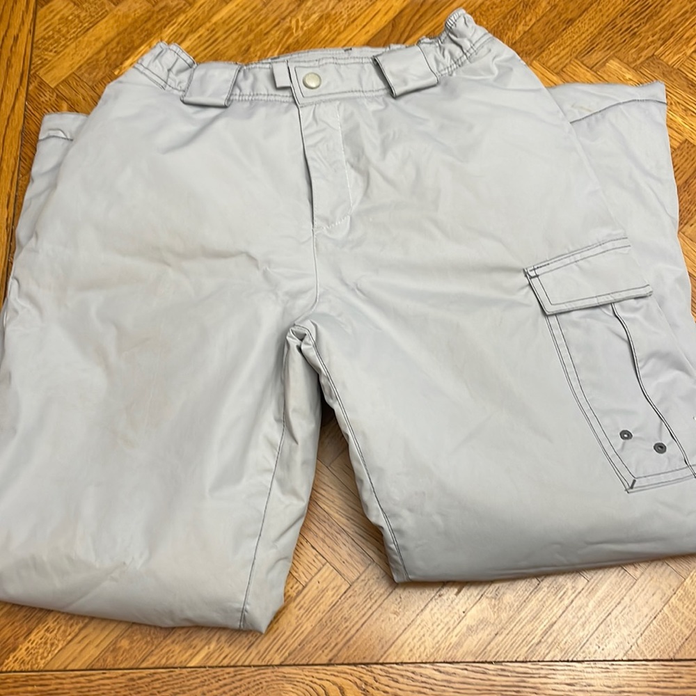 White Sierra Boys snow pants, size M